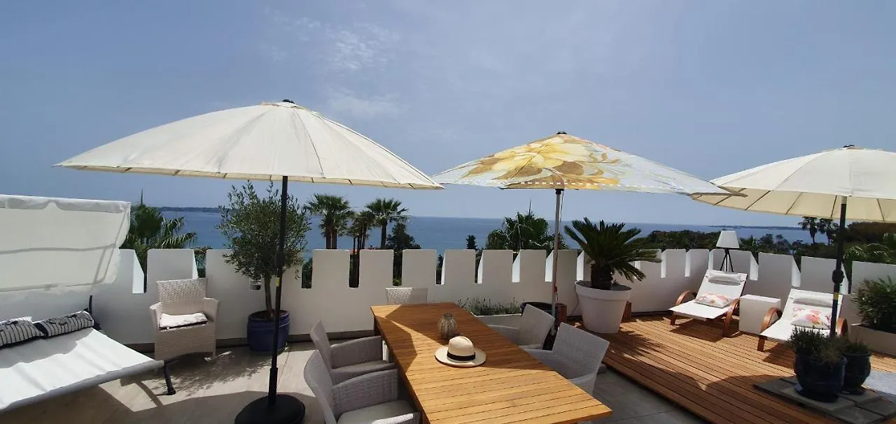 Apartment Best Seaview Penthouse+77M2 Privat Roof Terrace Near Beach And Cannes Vallauris France