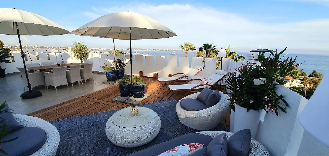 Best Seaview Penthouse+77M2 Privat Roof Terrace Near Beach And Cannes Vallauris